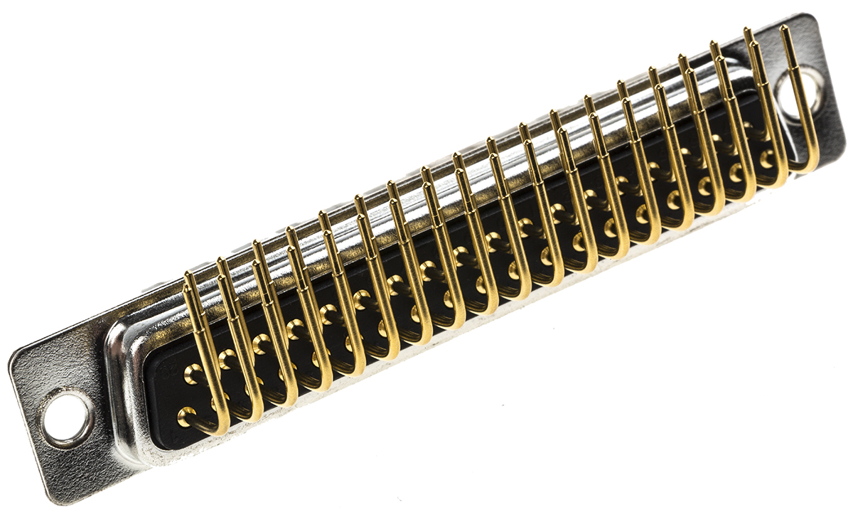RS PRO 37 Way Right Angle Through Hole D-sub Connector Plug, 2.77mm Pitch