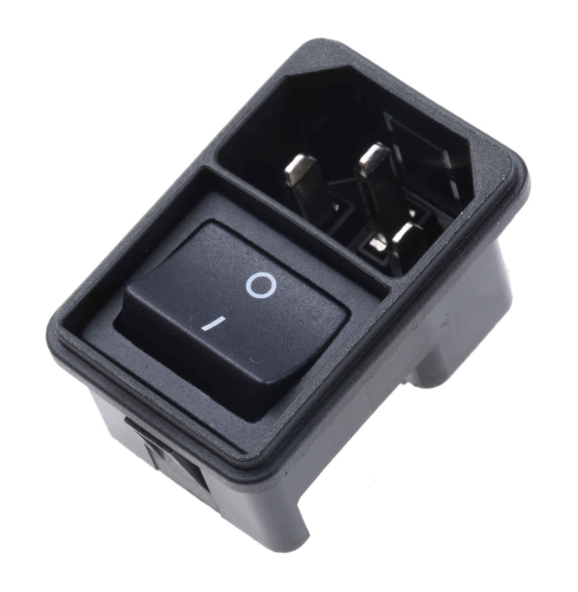 Schurter C14 Snap-In IEC Connector Male, 10A, 250 V