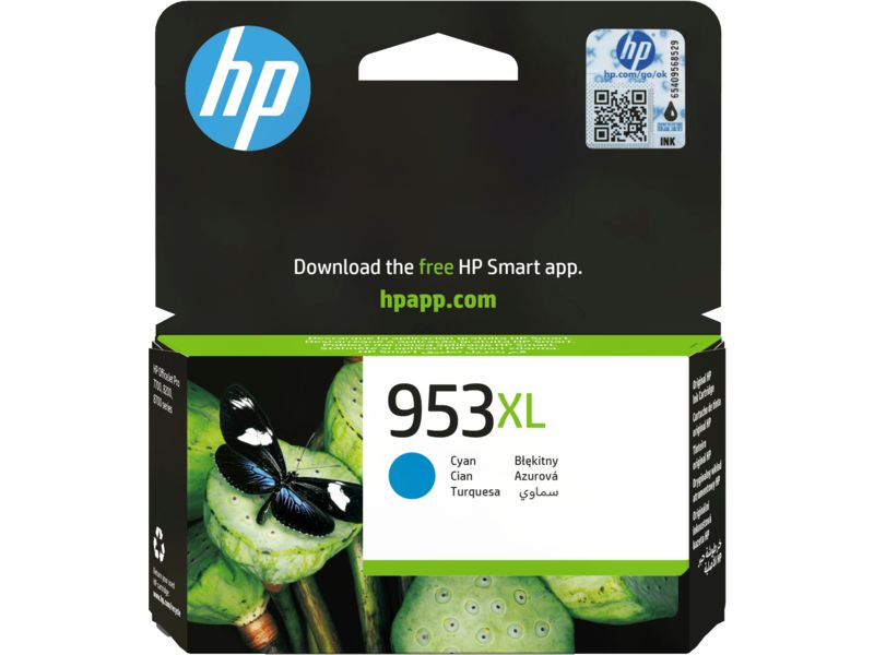 Hewlett Packard F6U16AE Cyan Ink Cartridge