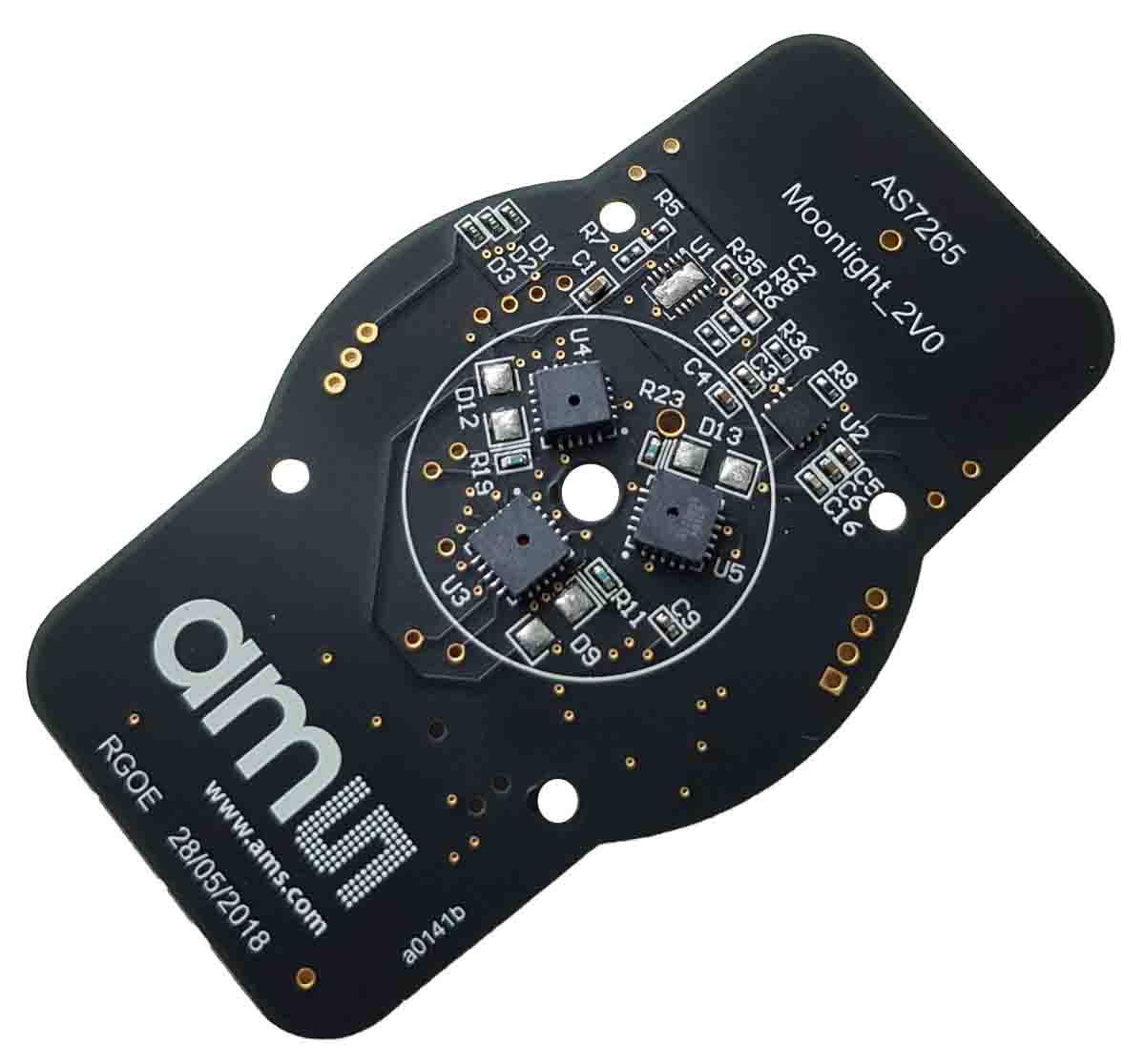 ams OSRAM Multispectral Chipset Evaluation Kit Spectral Sensor Evaluation Kit for AS7265x Multispectral Chipset