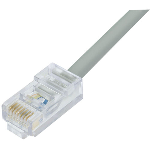 L-ComTRD, 3.05m Cat5e, Grey RJ45 to Male RJ45 Male, Unshielded Unshielded, Terminated PVC Sheath