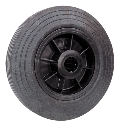 Guitel Hervieu Black Rubber Abrasion Resistant Trolley Wheel, 250kg