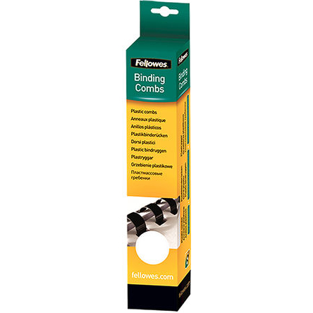 Fellowes White Binding Comb, 14mm Diameter