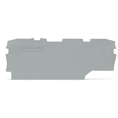 WAGO TOPJOB S Series End and Intermediate Plate for Use with DIN Rail Terminal Block, ATEX, IECEx