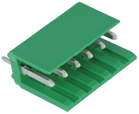 TE Connectivity AMPMODU MOD I Series Straight Through Hole PCB Header, 6 Contact(s), 3.96 mm Pitch, 1 Row, Shrouded