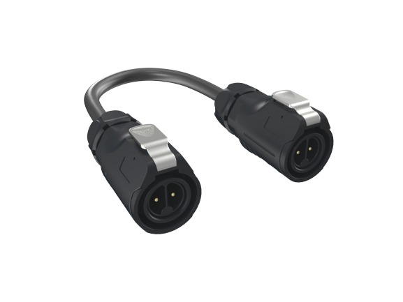 Amphenol Communications Solutions Male 2 way M16 to Male M16 Sensor Actuator Cable, 3 m