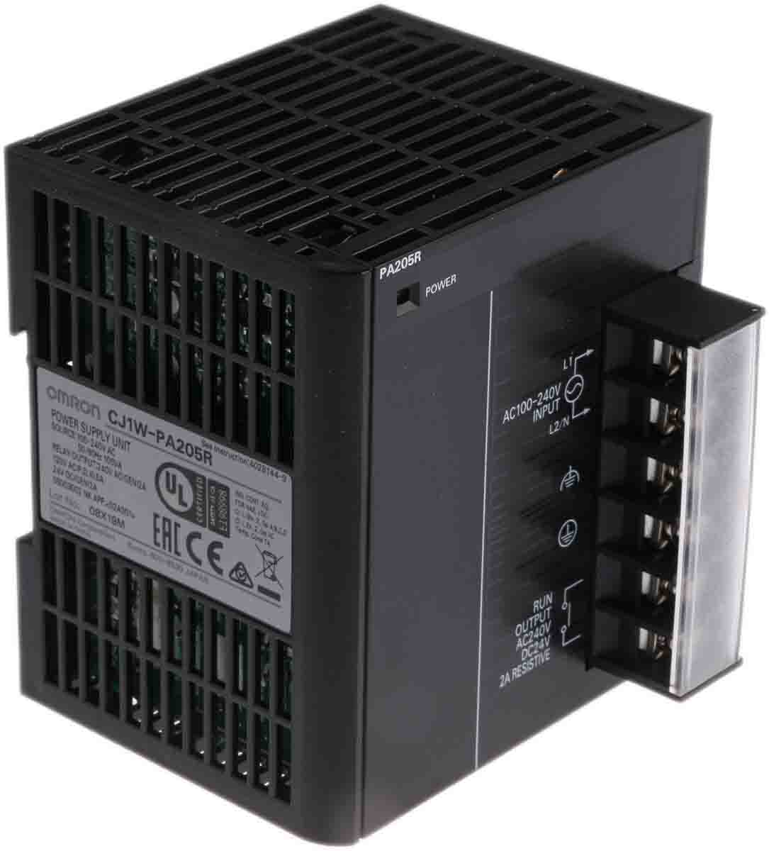 Omron CJ1W Series PLC Power Supply for Use with CJ1M Series