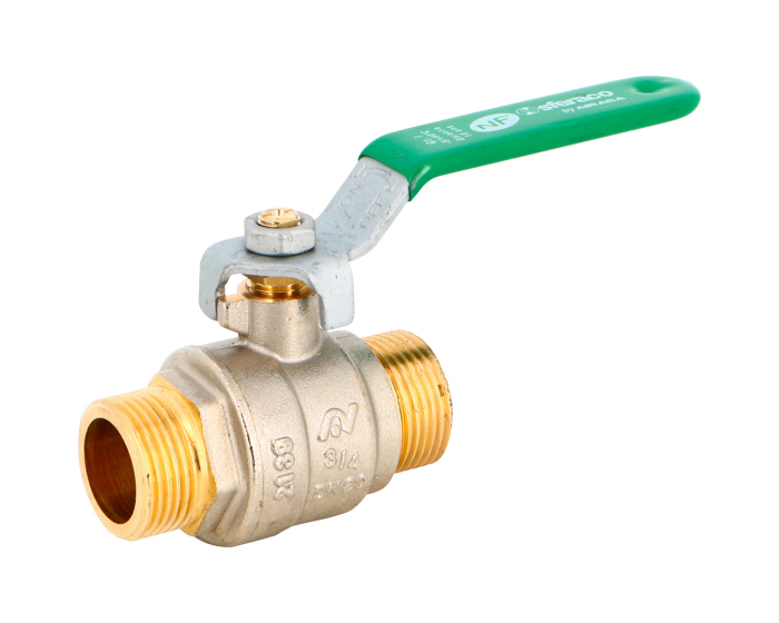 Sferaco Nickel Plated Brass Ball Valve, Ball Valve, Threaded, BSP 1/2in, 40bar Operating Pressure