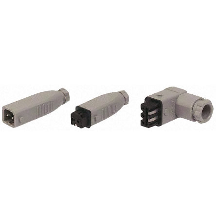 Hirschmann, ST IP54 White Cable Mount 5+PE Industrial Power Socket, Rated At 10A, 250 V, 400 V
