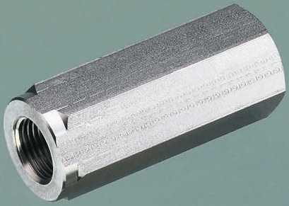 RS PRO Stainless Steel, Steel Inline Mounting, Hydraulic Check Valve, BSP 3/8, 40L/min