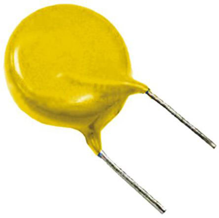 Vishay Single Layer Ceramic Capacitor (SLCC) 1nF 300V ac ±20% Y5V Dielectric, VY1, Through Hole +125°C Max Op. Temp.