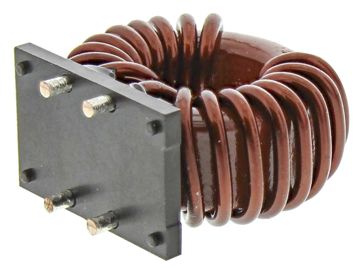 Wurth 500 μH ±30% Ferrite Common Mode Choke, Max SRF:100kHz, 35A Idc, 1.7mΩ Rdc 250 V ac, WE-CMB