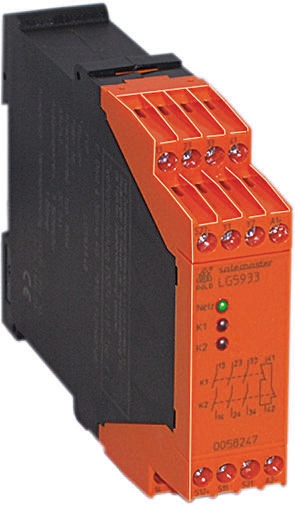 Dold Safemaster LG5933 1 Auxiliary Contacts Safety Relay 24V ac/dc 3 Safety Contacts