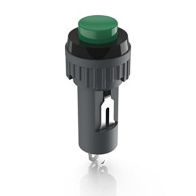 RAFI 1.10 Series Illuminated Push Button Switch, Momentary, Through Hole, 9.1mm Cutout, 1 NO, 24V, IP40