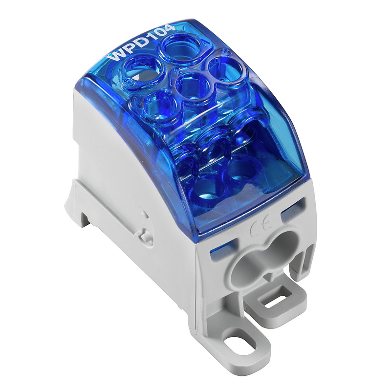 Weidmüller WPD Series Blue, 25mm², 1-Level, Screw Termination, ATEX, IECEx