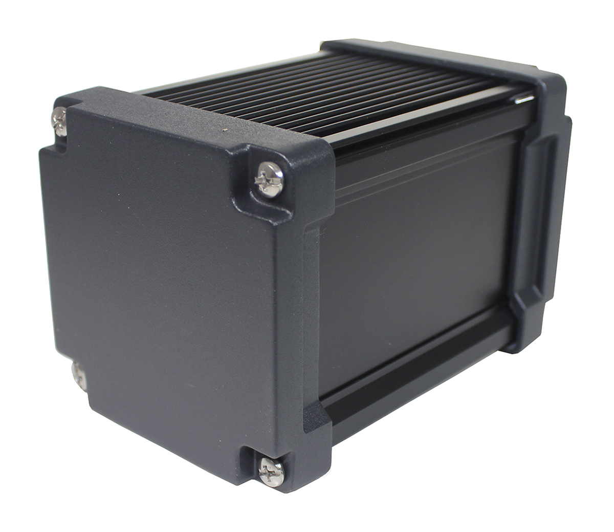 Takachi Electric Industrial AWN Black Aluminium Heat Sink Case, 125 x 86.3 x 86.3mm