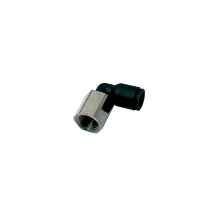 Legris LF 3000 Series Elbow Threaded Adaptor, Push In 12 mm to G 3/8 Female, Threaded Connection Style, 3192 12 17