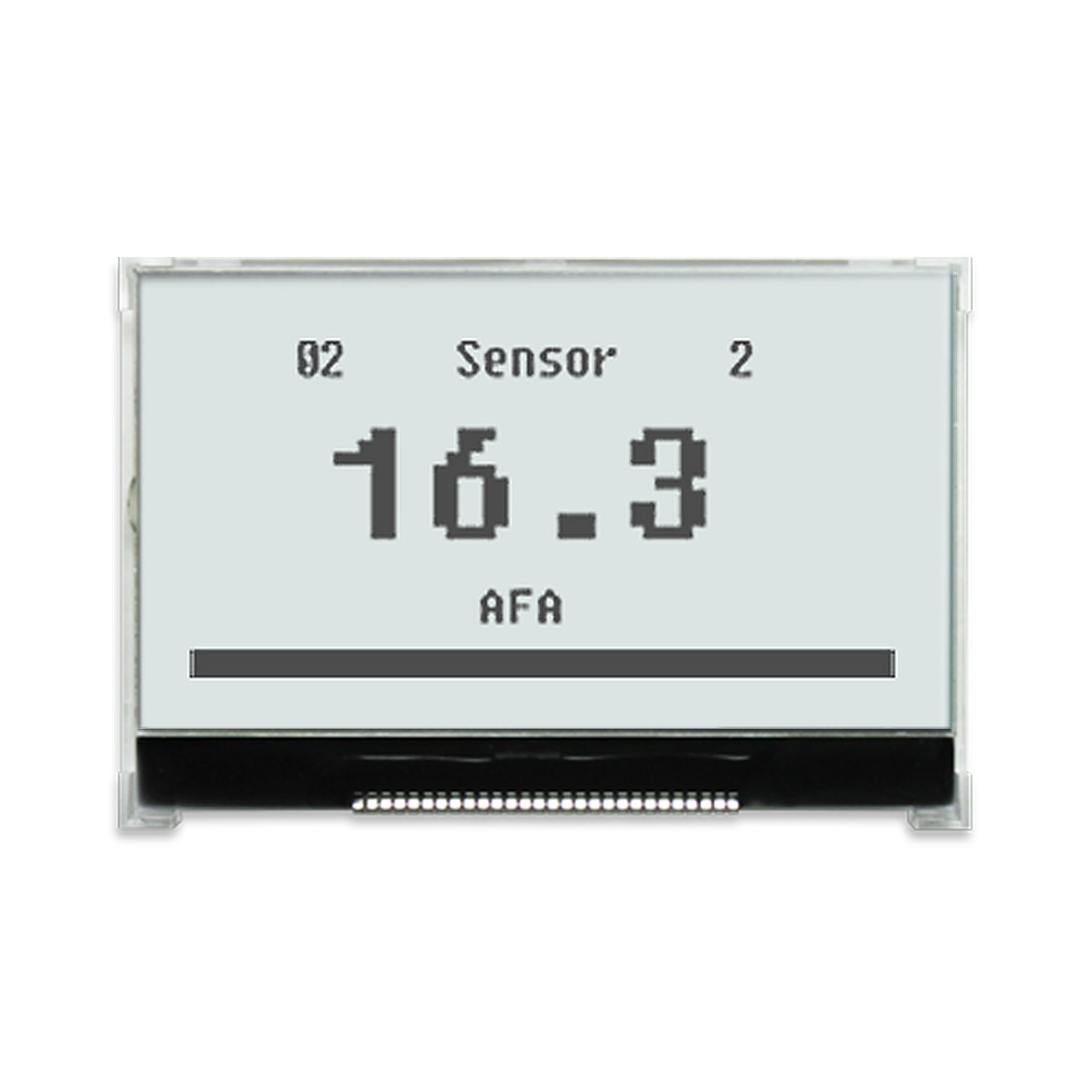 NEWHAVEN DISPLAY INTERNATIONAL NHD-C12864LZ-FSW-FBW-3V3 NHD Graphic LCD Display, White on White, Transflective