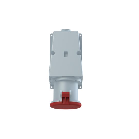 Amphenol Industrial, 2CMA1 IP44 Red Wall Mount 3P+E Industrial Power Socket, Rated At 63A, 415 V