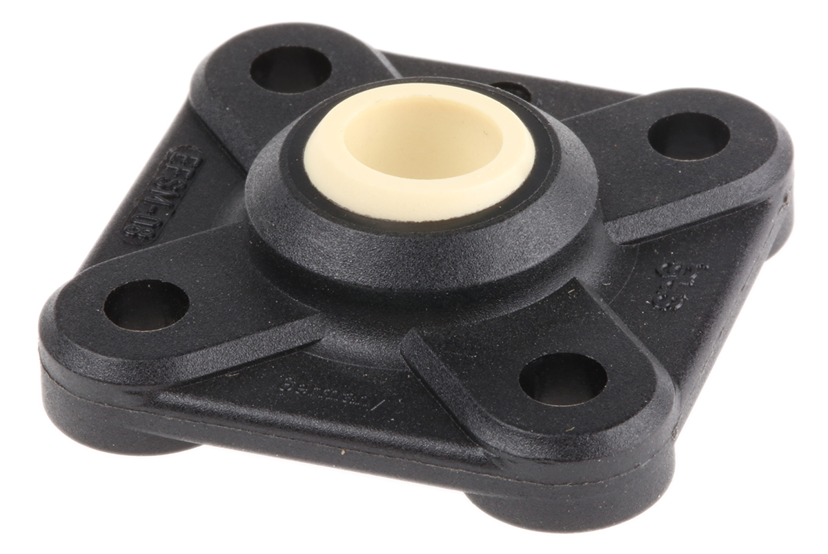 4 Hole Flange Bearing Unit, EFSM-08, 8mm ID