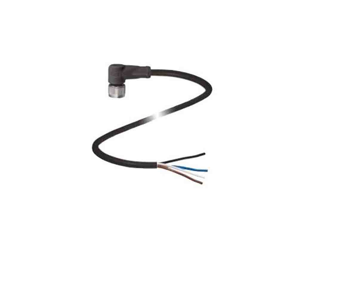 Pepperl + Fuchs Female 4 way M12 to Female 4 way Free End Sensor Actuator Cable, 5 m