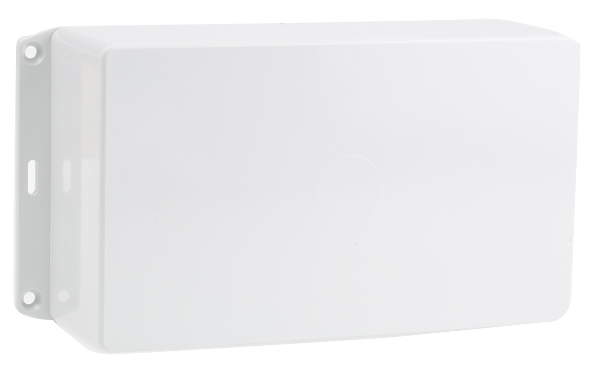 Hammond 1591 Series Grey Flame Retardant ABS Enclosure, IP54, Flanged, Grey Lid, 191 x 110 x 57mm