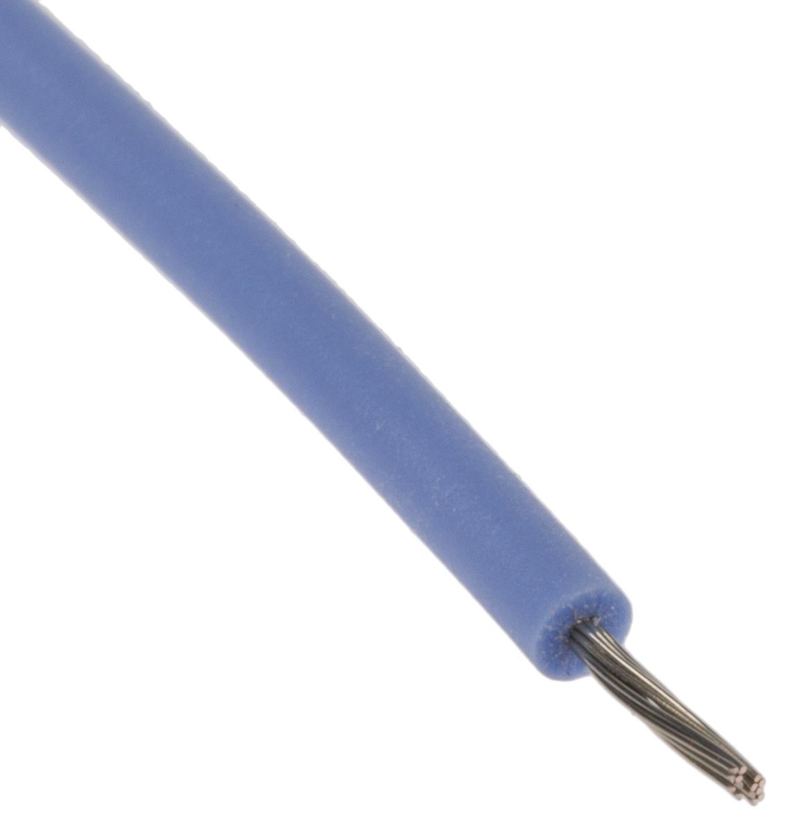 Lapp ÖLFLEX HEAT Series Blue 0.25 mm² Hook Up Wire, 24 AWG, 14/0.15 mm, 100m, Silicone Insulation, 47002