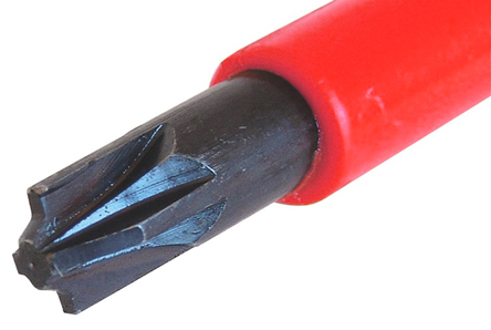 CK Pozidriv Insulated Screwdriver, PZ2 Tip, 100 mm Blade, VDE/1000V