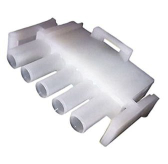 TE Connectivity, Universal MATE-N-LOK Male Connector Housing, 6.35mm Pitch, 5 Way, 1 Row