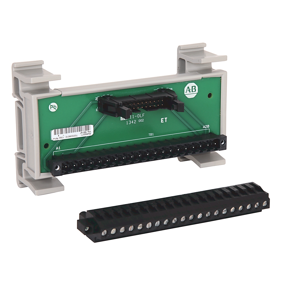 Allen Bradley 20-Contact Interface Module, DIN Rail Mount