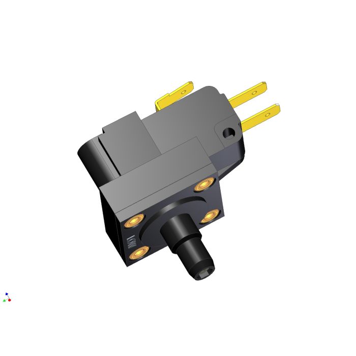 Variohm Group PSF109S Series Pressure Switch, -199mbar Min, -822mbar Max, SPDT Output, Gauge Reading