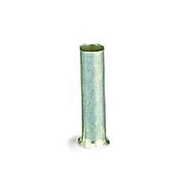 WAGO, 216 Ferrule, 8mm Pin Length, 2.1mm Pin Diameter, Silver