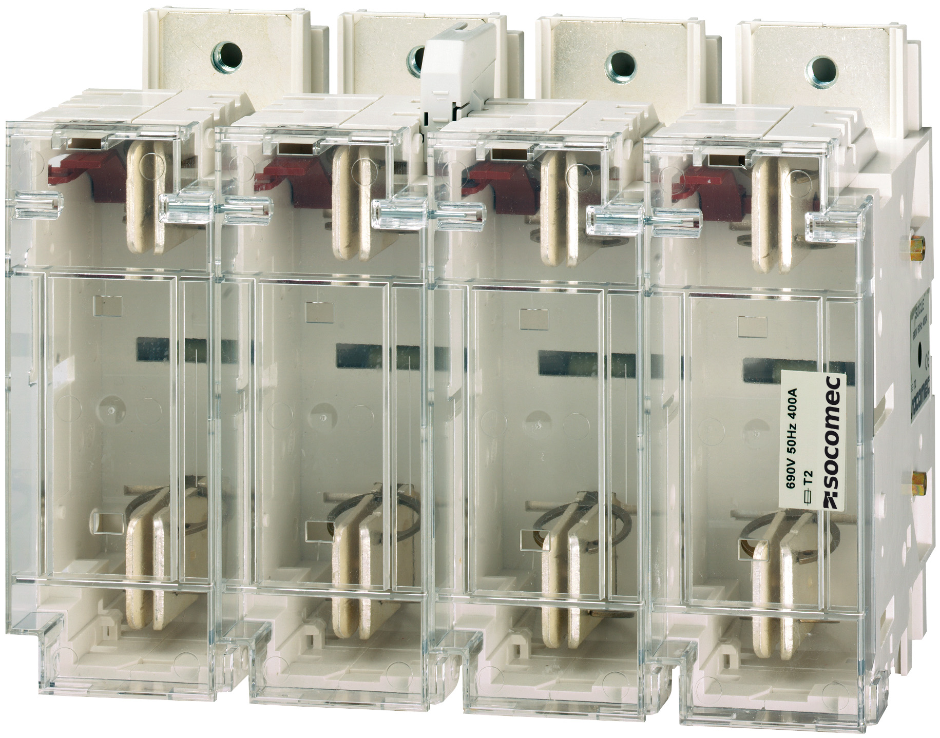 Socomec 250A Rail Mount Fuse Holder for 1 Fuse, 1P, 690V