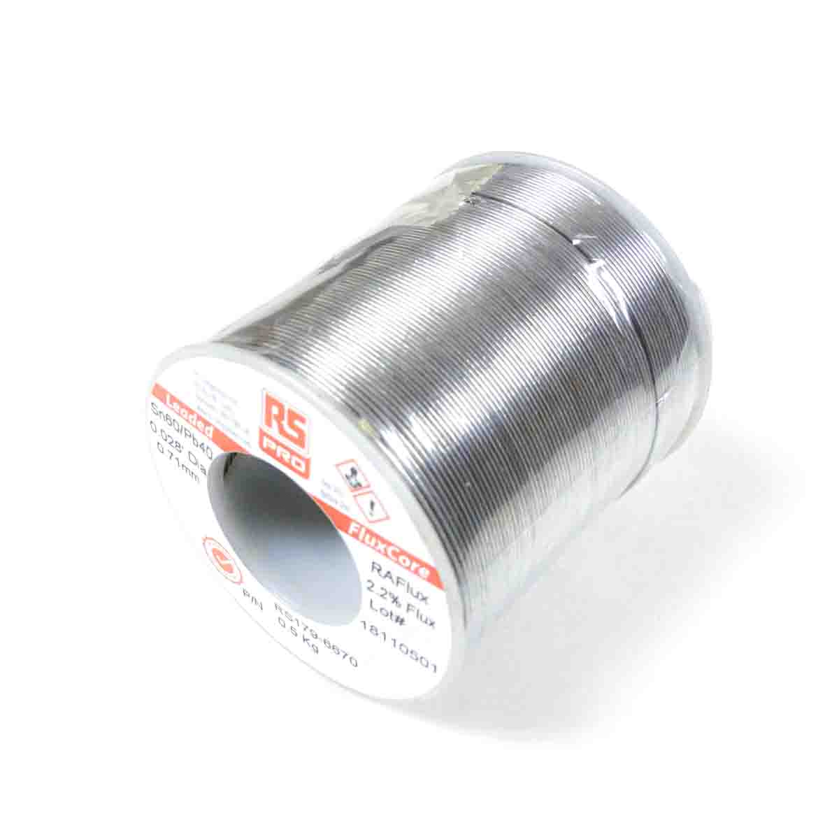 RS PRO Wire, 1.2mm Lead solder, 183°C Melting Point