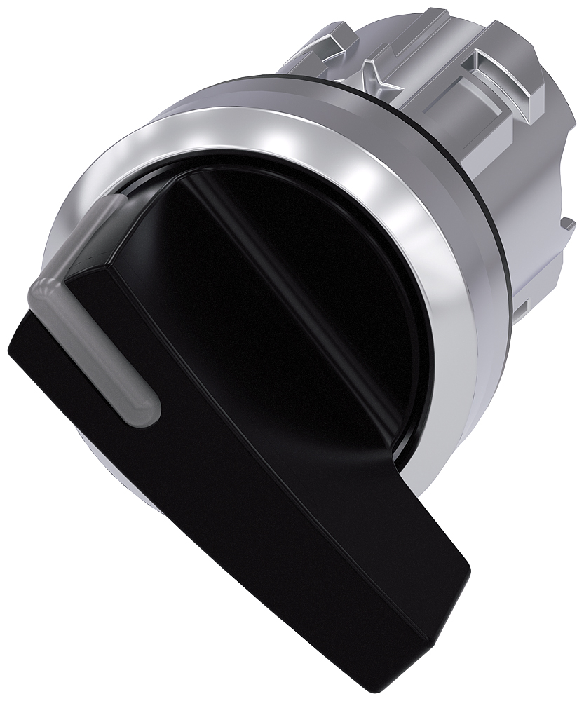 Siemens SIRIUS ACT 3SU10 Series 2 Position Selector Switch Head, 22mm Cutout
