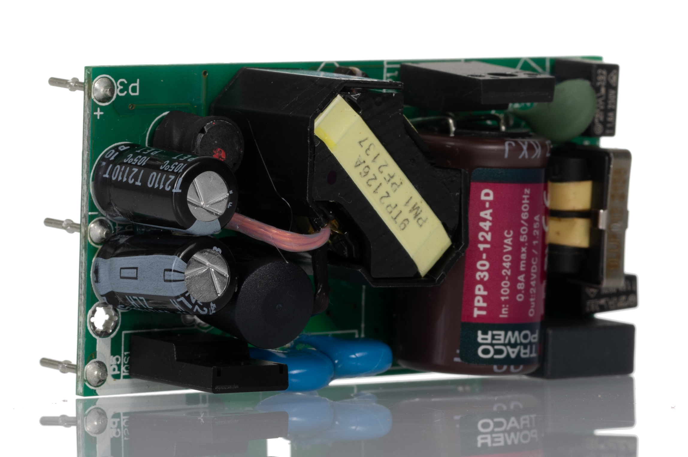 TRACOPOWER Switching Power Supply, TPP 30-124A-D, 24V dc, 1.25A, 30W, 1 Output, 120 → 370 V dc, 85 → 264
