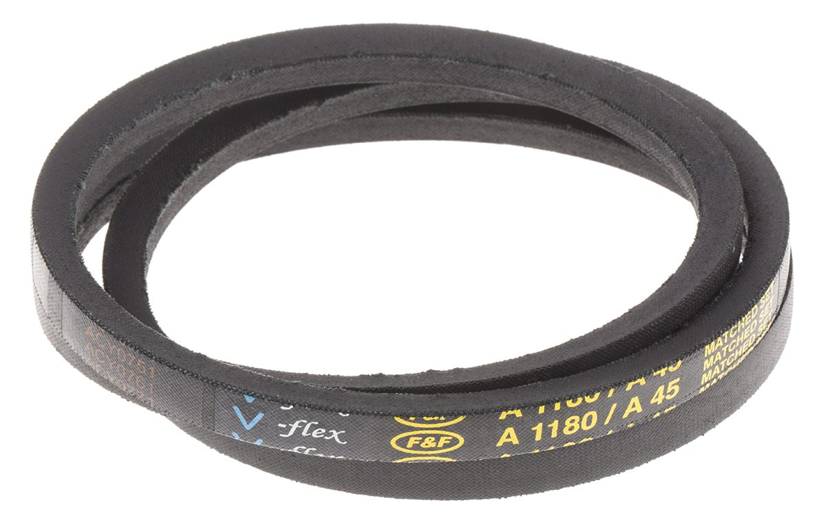 RS PRO Drive Belt, belt section A, 1140mm Length