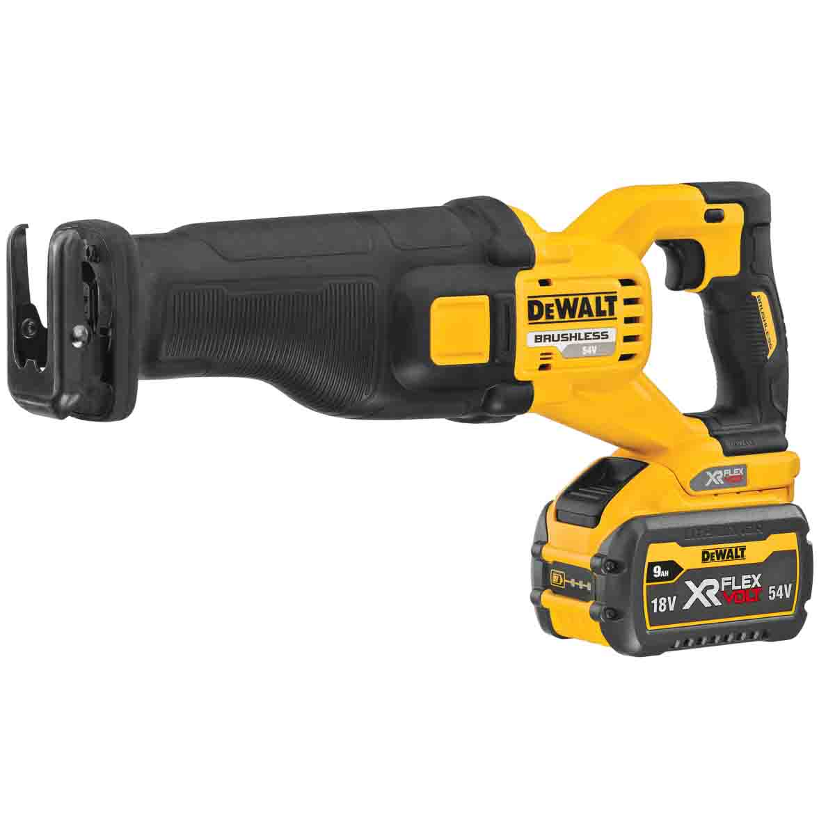 DeWALT XR FLEXVOLT DCS389X2-GB Cordless Reciprocating Saw, 54V, Type G - British 3-Pin