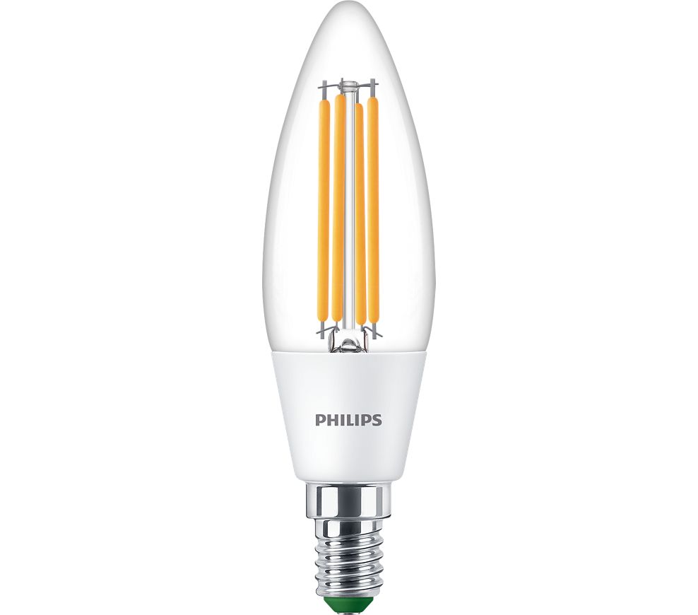 Philips MAS E14 GLS LED Candle Bulb 2.3 W(40W), 3000K, White, B35 shape