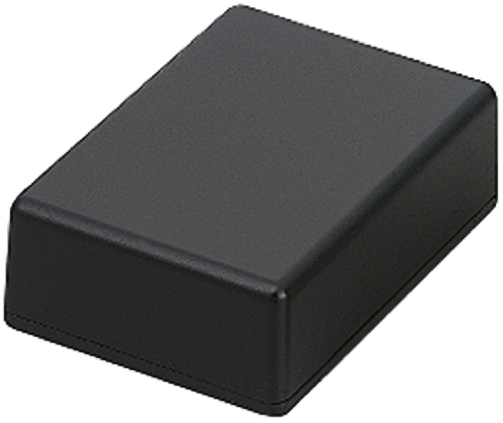 Takachi Electric Industrial TD Series Black Die Cast Aluminium Enclosure, Black Lid, 80 x 55 x 30mm