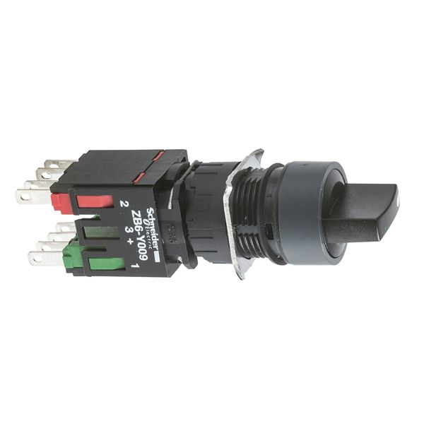 Schneider Electric Selector Switch - 16mm Cutout Diameter 2 Positions
