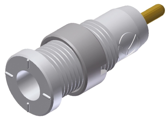 Hirschmann Test & Measurement White Female Banana Socket, 2mm Connector, Solder Termination, 10A, 1000V ac/dc, Gold