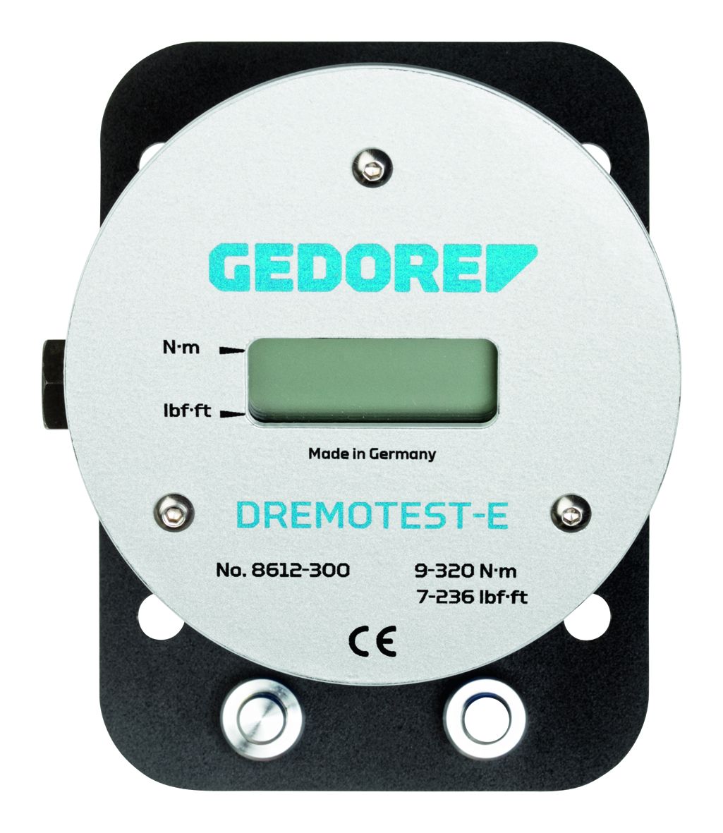 Gedore Digital Torque Tester, 9 → 320Nm, 17mm Drive, ±1 % Accuracy