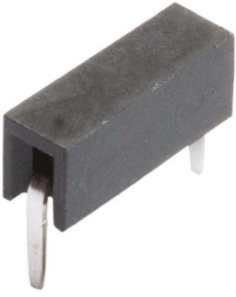 HARWIN Right Angle Through Hole Mount PCB Socket, 2-Contact, 1-Row, 2.54mm Pitch, Solder Termination