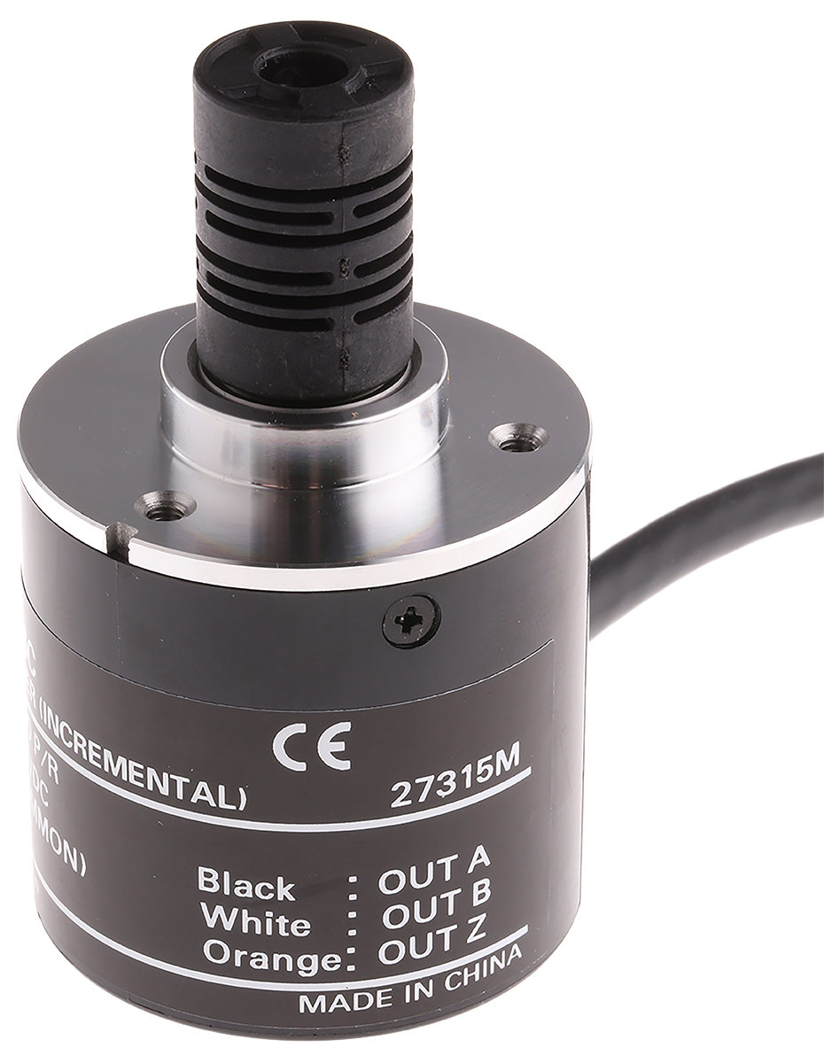 Omron E6B2 Series Incremental Incremental Encoder, 360 ppr, NPN Open Collector Signal, Solid Type, 6mm Shaft