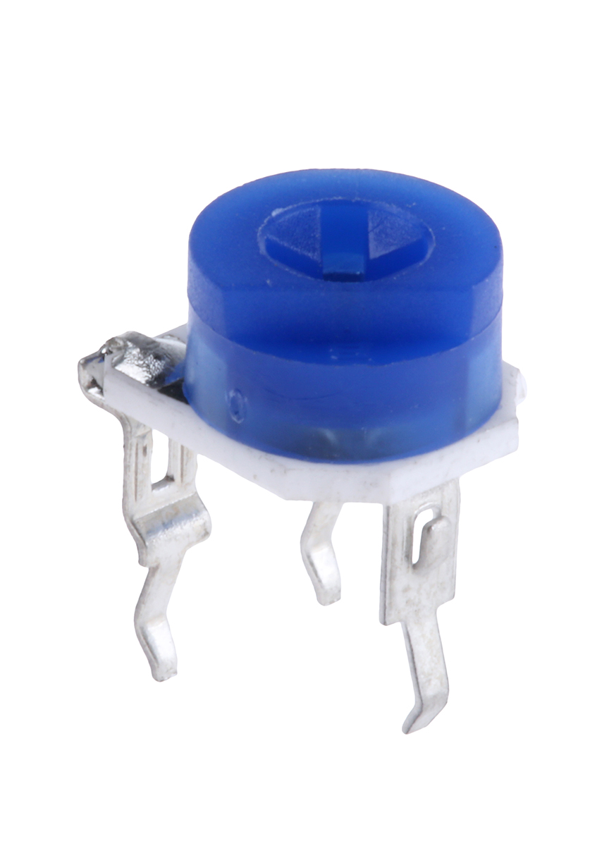 10kΩ, Through Hole Trimmer Potentiometer 0.2W Top Adjust Bourns, 3306