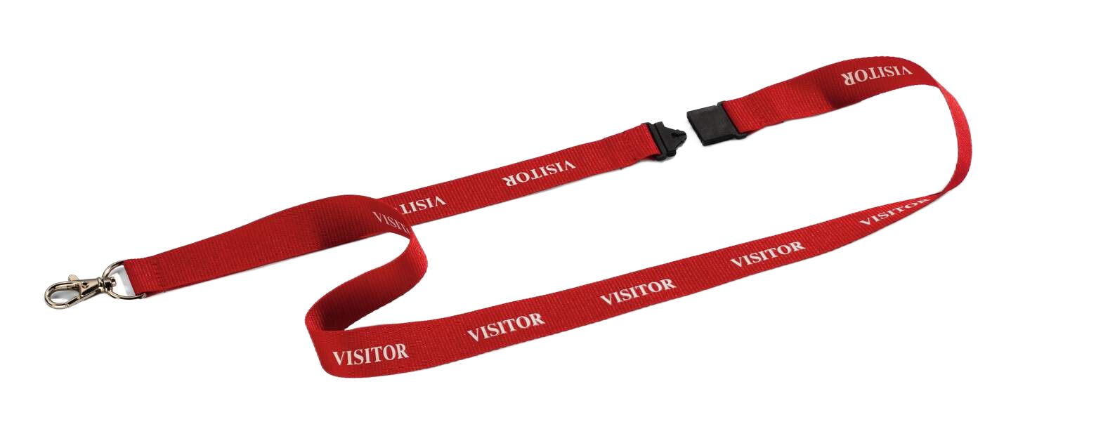 Durable Red Lanyard With Lanyard