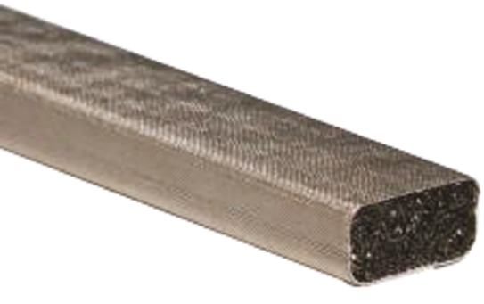 DRE8x5NI-N4V0-1000, Shielding Strip of Nickel Copper Alloy, PUR With Tape 1m x 8mm x 5mm