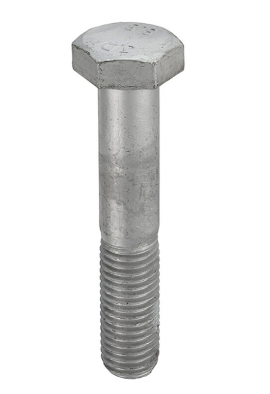 RS PRO Galvanised Steel, Hex Bolt, M16 x 160mm