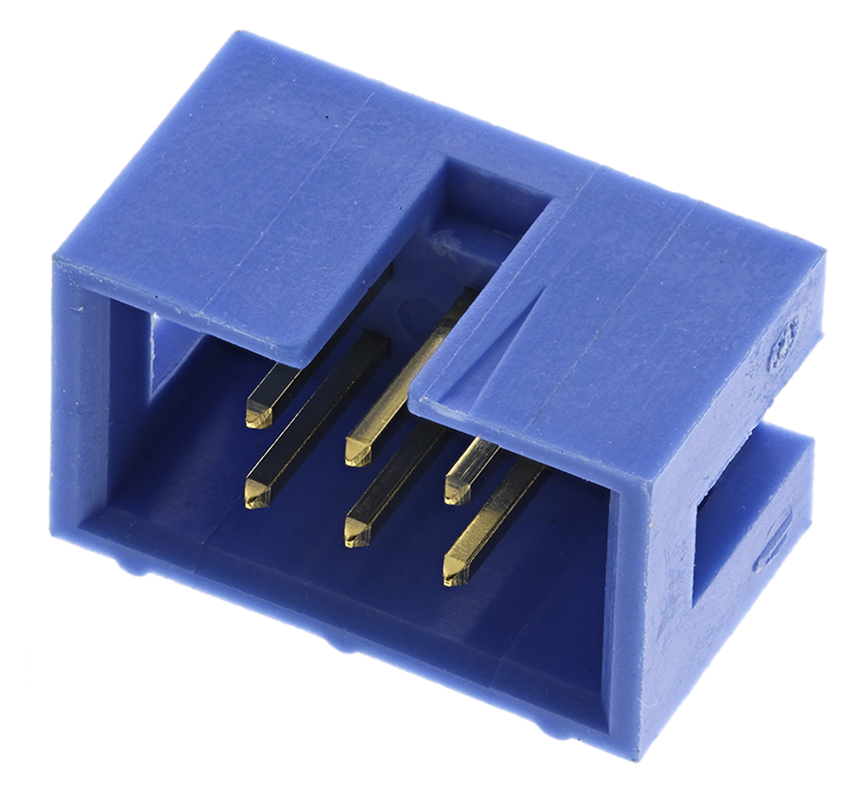 TE Connectivity AMP-LATCH Series Straight Through Hole PCB Header, 6 Contact(s), 2.54 mm Pitch, 2 Row, Shrouded
